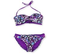 Becca Costumi Da Bagno Stampati Push Up 2 Pezzi, Viola, Media
