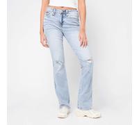 Becca Mid Rise Bootcut Flap blu 27