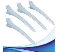 Becchi di Cicogna 4 pezzi - Fermagli per capelli donna a becco d'anatra Clip per capelli professionali, pinze adatte allo styling. Mollette per capelli a becco d’anatra. Colori Rosa o Azzurro.