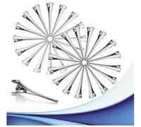 Becchi di Cicogna 48 pz - Fermagli di nuova generazione per capelli a becco d'anatra, Clip per capelli in metallo pinze adatte allo styling dei capelli. Mollette Hair Clip