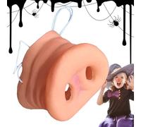 Becco per uccelli di animali, naso di animali per bambini, elastico realistico per Halloween, muso di animali, cosplay, per il naso di animali, simulazione del costume di Halloween