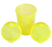 Becco tazza con beccuccio Bicchiere Set colore giallo con coperchio piccolo apertura 1 pezzi