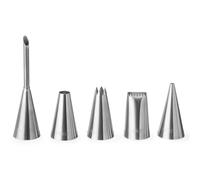 Beccucci decorativi ESPERTI per coni da pasticceria, set da 5 - Hendi 551592