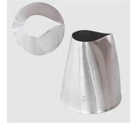 Beccucci for pasticceria 1 pz. Beccucci russi in acciaio inox for decorare la glassa, a forma di goccia d'acqua o a forma di foglia grande(B)