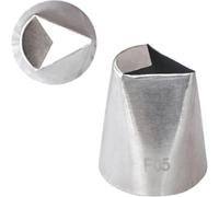 Beccucci for pasticceria 1 pz. Beccucci russi in acciaio inox for decorare la glassa, a forma di goccia d'acqua o a forma di foglia grande(A)