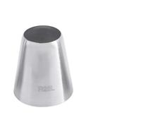 Beccucci Sac a Poche Multi-size Large Size Round Piping Nozzle Cake Cream Pastry Tools Stainless Steel Icing Tips For Cupcake Decorating 5pc(R22L-5pc)