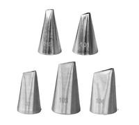 Beccucci Sac a Poche Rose Flower Pastry Nozzles For Confectionery Nozzle Cake Decorating Icing Tips Baking & Tools(5pcs-1set)