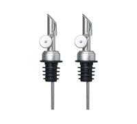 Beccucci versatori per olio in acciaio inossidabile con guarnizione in silicone per bottiglie di olio d'oliva e liquori - Dispenser da cucin