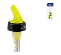 PIAZZA Tappo Versatore Metrico in Plastica - Confezione da 3 Pezzi - 40 ml, Giallo
