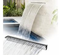 Beccuccio a cascata in acciaio inossidabile for progettazione paesaggistica, d'acqua for cortili, adatta for giardini e hall di hotel(90cm/35.4in)