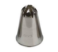 Beccuccio cornetto fiore grande 855/1B in acciaio inox Ø3 x 4,5 cm