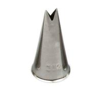 Beccuccio cornetto foglia 352 in acciaio inox Ø1,7 x 3 cm