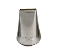 Beccuccio cornetto intreccio 150 in acciaio inox Ø1,7 x 3 cm