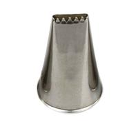 Beccuccio cornetto intreccio 47 in acciaio inox Ø1,7 x 3 cm Decora