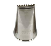 Beccuccio cornetto intreccio 895/2B in acciaio inox Ø2,5 x 4 cm