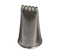Beccuccio cornetto multiforo 134 Decora in acciaio inox Ø2,3 x 4,5 cm