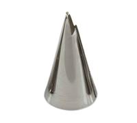 Beccuccio cornetto specialità frill 070 in acciaio inox Ø1,8 x 3,5 cm