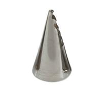 Beccuccio cornetto specialità frill 090 in acciaio inox Ø1,8 x 4 cm