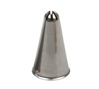 Beccuccio cornetto stella chiusa 133 Decora in acciaio inox Ø1,7 x 3 cm