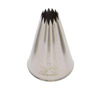 Beccuccio cornetto stella francese 10 Decora in acciaio inox Ø3 x 5 cm
