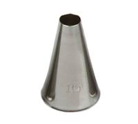 Beccuccio cornetto tondo 10 in acciaio inox Ø1,7 x 3 cm