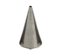 Beccuccio cornetto tondo 3 in acciaio inox Ø1,7 x 3,5 cm