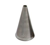 Beccuccio cornetto tondo 55 in acciaio inox Ø1,7 x 3,3 cm