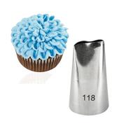 Beccuccio decorativo Confezione da 10 beccucci for cupcake, in acciaio inox, senza cuciture, for decorare cupcake, biscotti e torte. utensili da forno