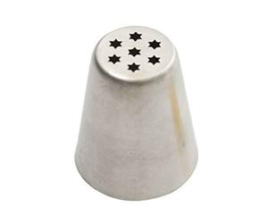 Beccuccio diretto corolla erba e fili frastagliati grandi 16 Ø3,5 x 4 cm Decora