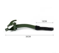 Beccuccio in metallo con ugello in gomma flessibile, adatto a contenitori standard da 5 l, 10 l, 20 l, design anti-perdite