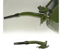 Beccuccio in metallo da 38 cm con ugello in gomma per taniche standard da 5 l, 10 l, 20 l