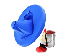 Beccuccio per contenitore vernice di precisione, coperchio universale per secchio vernice, beccuccio versatore 6x4 pollici con paraspruzzi, adattatore flusso in silicone a tenuta stagna, strumento con