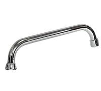 Beccuccio per rubinetti, braccio, rubinetto da cucina, braccio rubinetto, rubinetto (forma a N 25 cm)