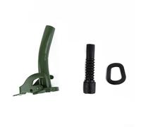 Beccuccio per tanica in metallo da 38 cm, con ugello in gomma sigillante e guarnizione, compatibile con taniche da 5 l, 10 l, 20 l, trasferimento di carburante e strumento per versare