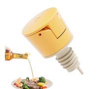 Beccuccio per versare bottiglie da 28 g, tappo dispenser in silicone, design automatico a prova di perdite, beccuccio riutilizzabile, antigoccia, per salsa di olio, vino, tappo intelligente per aceto