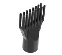 Beccuccio Pettine per Asciugacapelli, Attacco Styling Chioma ABS Nero | Accessorio, Finitura Precisa e Superficie Liscia, Resistente al Calore, per Phon Domestici e Cura Quotidiana