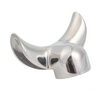 Beccuccio portafiltro in acciaio inox con design singolo e doppio per apparecchiature da caffè E61 che offre un flusso d'acqua bilanciato e un gusto migliorato (doppio)