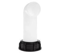 Beccuccio prolunga serbatoio acqua IBC | Adattatore tubo scarico 5,1 cm | Accessorio 1000 l, prolungas flessibile, collegamento sicuro | Industria, agricoltura, giardinaggio, casa, officina