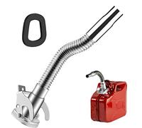 Beccuccio Tanica Benzina Metallo Becco Flessibile per Tanica di Carburante per 5 10 20 Litri Serbatoio Carburante