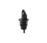 BILLY - versatore in plastica per bottiglie da 0,5 - 1,5 litri - nero - con 5 lamelle