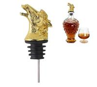 Beccuccio versatore per bottiglie da 10,3 cm, a forma di testa di cavallo, tappo per bottiglia di vino a forma di cavallo, beccuccio decanter a tenuta stagna, tappo per liquore, per vodka, whisky