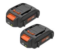 BECDXPal Confezione da 2 batterie di ricambio da 3,5 Ah per Worx 20 V PowerShare compatibile con tutte le batterie Worx 20 V WA3520 WA3525 WA3575 WG251s WG255s WG540s WG890 WG891