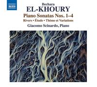 Bechara El-Khoury Bechara El-Khoury: Piano Sonatas Nos. 1-4 (CD) Album
