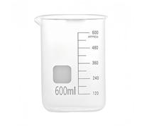 Becher alto in vetro borosilicato, misurino da cucina for laboratorio, dimensioni multiple(Set 3)