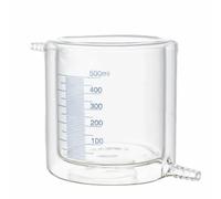 Becher da laboratorio incamiciato Becher in vetro borosilicato doppio 50 100 150 250 300 400 500 1000ml Vetreria da laboratorio(300 ml)