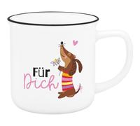 Becher Dackel "Für dich | Regali con cuore di Sheepworld - sempre una buona idea per i propri cari