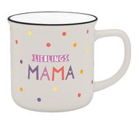 Becher in Emailloptik "Lieblingsmama"