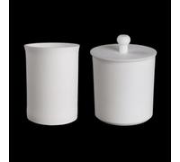 Becher in PTFE resistente alle alte temperature - 1 pezzo Strumento da laboratorio in politetrafluoroetilene for applicazioni chimiche(500ml)