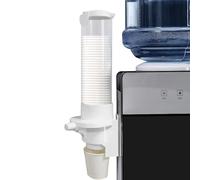 Becherhalter Wandspender - Push Button Cup Dispenser System, Platzsparendes Design Für Trinkbecher, Saubere Entnahme | Zuverlässige Aufbewahrung Für Zuhause Pantry Klinik Büro Mundspül Becher Einsatz