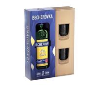 Becherovka - Liquore alle erbe 700ml con bicchierini - IT